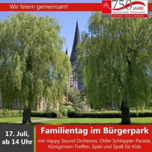 Neustadt 750 - Familientag im Bürgerpark